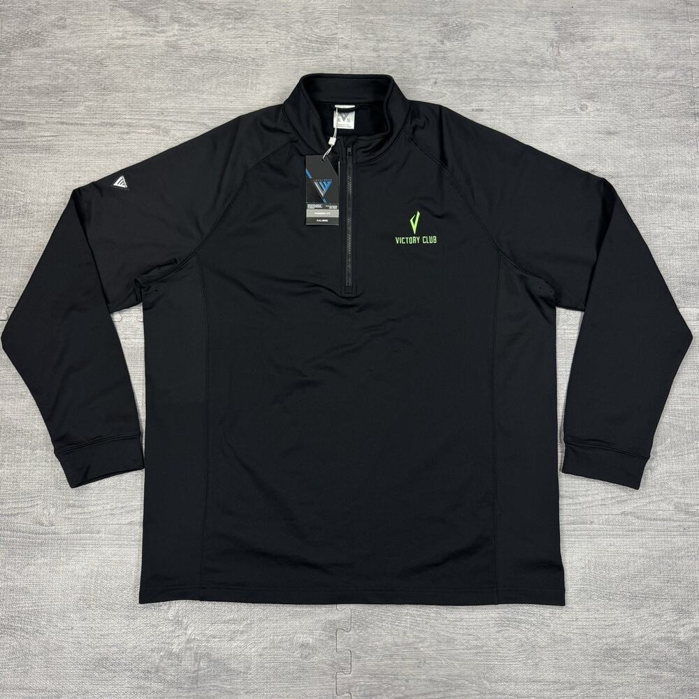 NWT Levelwear Calibre XL Victory Club Dallas Stars NHL Hockey 1/4 Zip Pullover